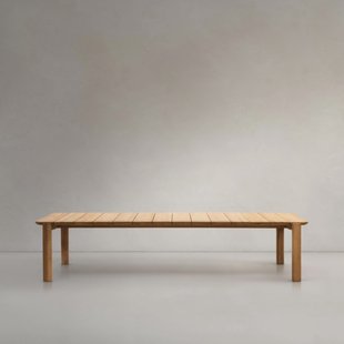 Kave Home Eettafel 'Icaro' Teakhout, 280 x 112cm