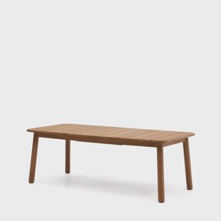 Kave Home Uitschuifbare Eettafel 'Turqueta' Teakhout, 220-294 x 100cm