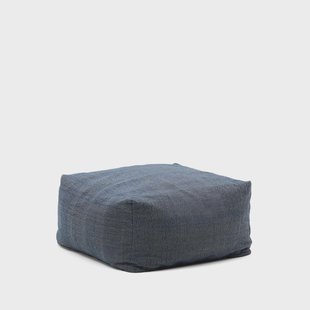 Kave Home Poef 'Vedell' PET, kleur Blauw