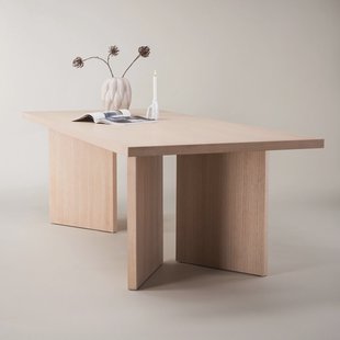 Nohr Eettafel 'Navarro' Whitewash, 240 x 100cm