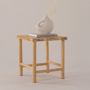 Nohr Krukje/Bijzettafel 'Santino' Teakhout, 42 x 42cm