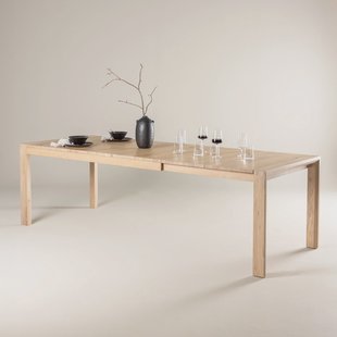 Nohr Uitschuifbare Eettafel 'Cederick' Eikenhout, 170/210/250 x 95cm, kleur Naturel