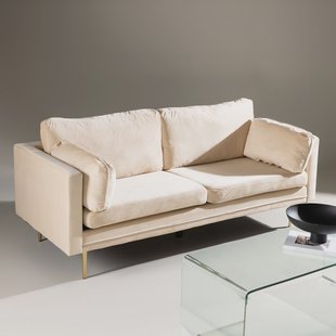 Nohr 3-zits Bank 'Tylan' Velvet, kleur Beige