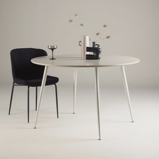 Nohr Ronde Eettafel 'Quennel' 120cm, kleur Beige