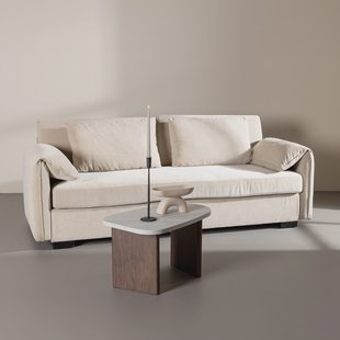 Nohr 3-zits Bank 'Mickle' 230cm, kleur Bruin