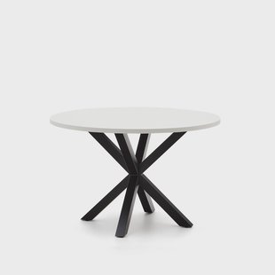 Kave Home Ronde Eettafel 'Argo' Melamine, 120cm, kleur Wit