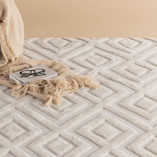 Nohr Vloerkleed 'Rondale' 160 x 230cm, kleur Off White