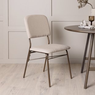 Nohr Eetkamerstoel 'Kristena' Bouclé, kleur Beige