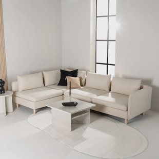 Nohr Hoekbank 'Sharen' 295cm, kleur Beige