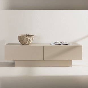 Nohr TV-meubel 'Willam' met 2 kleppen, 160cm, kleur Beige