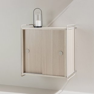 Nohr Hangende Opbergkast 'Marketta' 68 x 60cm, kleur Whitewash