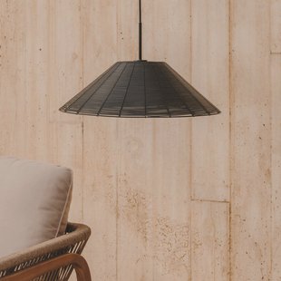 Kave Home Lampenkap 'Saranella' Rotan, 50cm