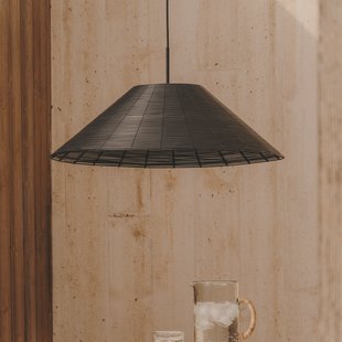 Kave Home Lampenkap 'Saranella' Rotan, 70cm