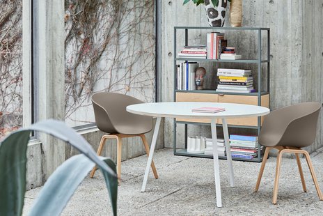 HAY Loop Stand Round Table - wit - Ø 120 cm