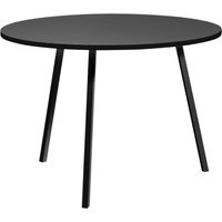 HAY Loop Stand Round Table - zwart - Ø 105 cm