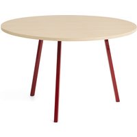 HAY Loop Stand Round Table - maroon - Ø 120 cm