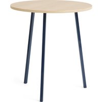 HAY Loop Stand Round Table - deep blue - Ø 90 cm