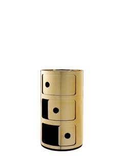 Kartell Componibili container - 3 elementen - goud