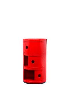 Kartell Componibili container - 3 elementen - rood