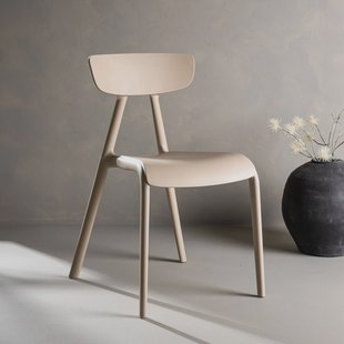 Nohr Eetkamerstoel 'Ziyad' Kunststof, kleur Beige