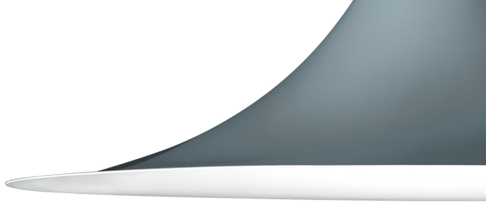 Gubi Semi Hanglamp - Ø47 cm - antraciet