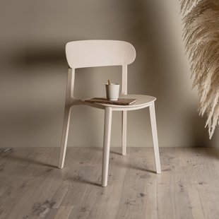 Nohr Eetkamerstoel 'Kahla' Kunststof, kleur Beige