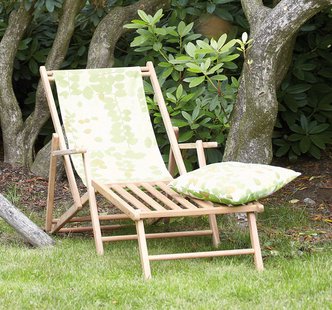 Jan Kurtz Maxx ligstoel - zonder voetendeel - Bloem Greenwich