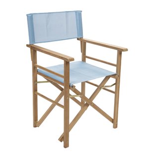 Jan Kurtz Maxx regisseursstoel - Teak - zeeblauw - teak