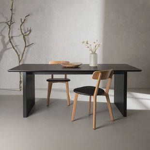Nohr Eettafel 'Akim' 200 x 100cm, kleur Zwart
