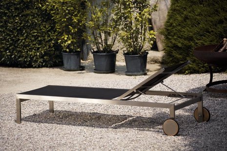 Jan Kurtz Ligstoel Luxury - zwart