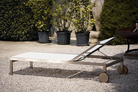 Jan Kurtz Ligstoel Luxury - wit