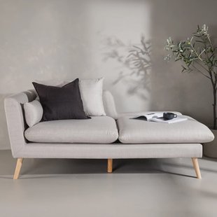 Nohr 2-zits Bank 'Harlon' Linnen, kleur Beige