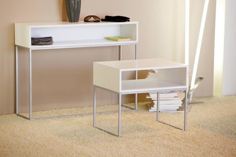 Jan Kurtz Dina nachtkastje - wengékleur - zilver