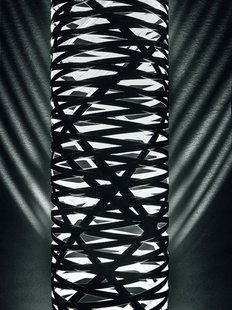 Foscarini Tress vloerlamp - wit - halogeen - media Ø24 x 110 cm