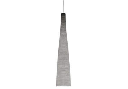 Foscarini Tite hanglamp - zwart - Ø 21 x 115 cm