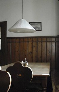 Ingo Maurer Knitterling - pendellamp - met papierafdekking - 200 cm