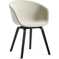 HAY About a Chair AAC 23 - zwarte lak op waterbasis - Kvadrat Coda 100