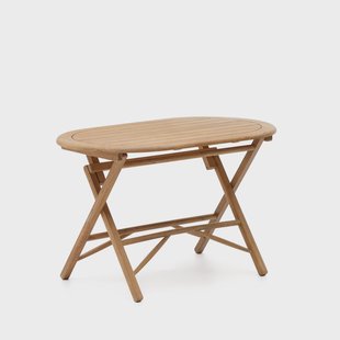 Kave Home Inklapbare Eettafel 'Dandara' Acaciahout, 120 x 70cm
