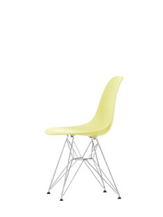 Vitra DSR Eames Plastic Side Chair - verchroomd - citron RE