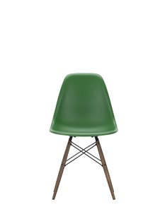 Vitra DSW Eames Plastic Side Chair - donkere esdoorn - smaragd RE