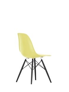 Vitra DSW Eames Plastic Side Chair - esdoorn zwart - citron RE