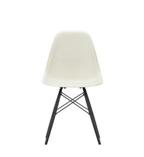 Vitra DSW Eames Plastic Side Chair - esdoorn zwart - kiezelsteen RE
