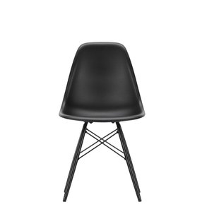 Vitra DSW Eames Plastic Side Chair - esdoorn zwart - diepzwart RE