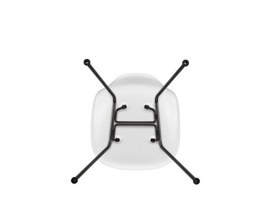 Vitra DSX - zwart - katoen wit RE