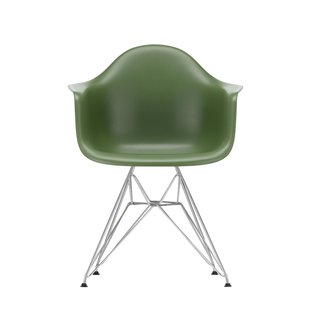 Vitra DAR Eames Plastic Armchair - verchroomd - forest RE