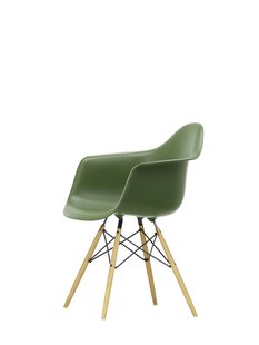 Vitra DAW Eames Plastic Armchair - honingkleurig essenhout - forest RE