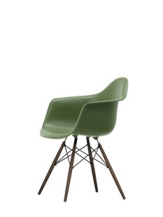 Vitra DAW Eames Plastic Armchair - donkere esdoorn - forest RE