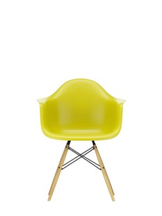 Vitra DAW Eames Plastic Armchair - gelige esdoorn - mosterd RE