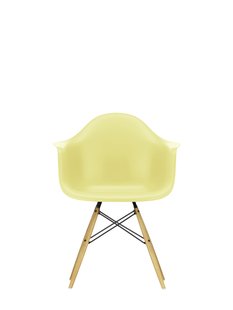 Vitra DAW Eames Plastic Armchair - gelige esdoorn - citron RE
