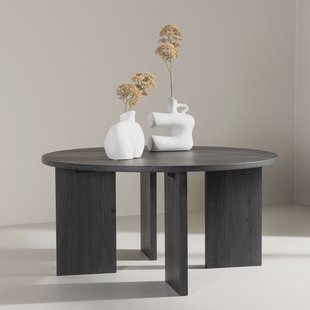 Nohr Ronde Salontafel 'Gayla' 80cm, kleur Zwart